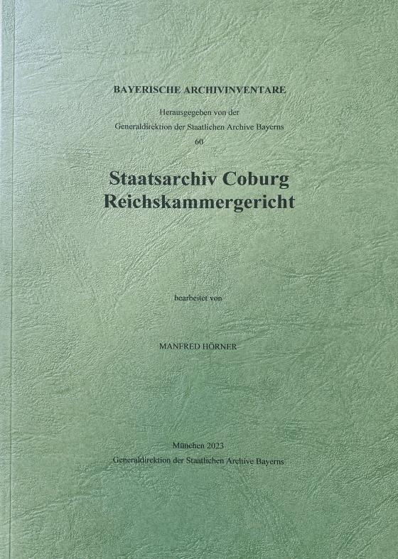 Cover-Bild Staatsarchiv Coburg. Reichskammergericht