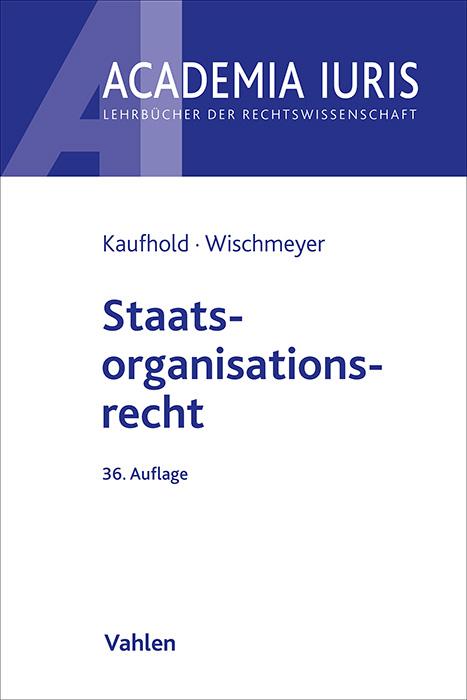 Cover-Bild Staatsorganisationsrecht