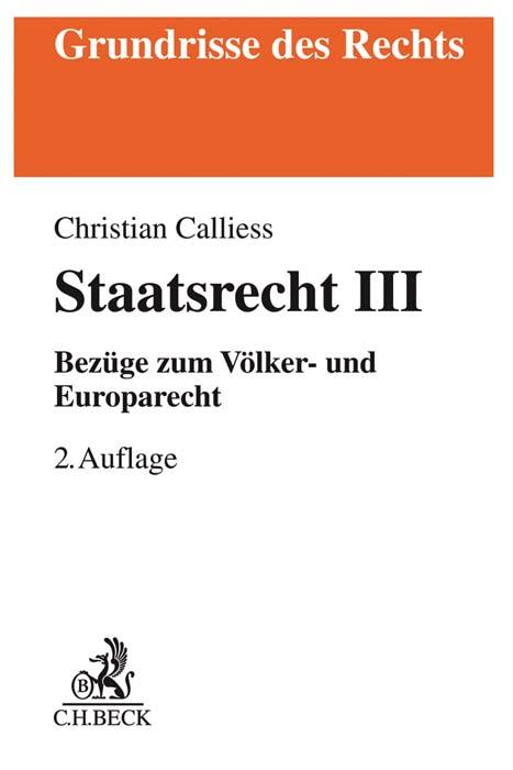 Cover-Bild Staatsrecht III