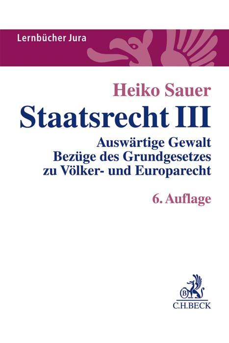 Cover-Bild Staatsrecht III