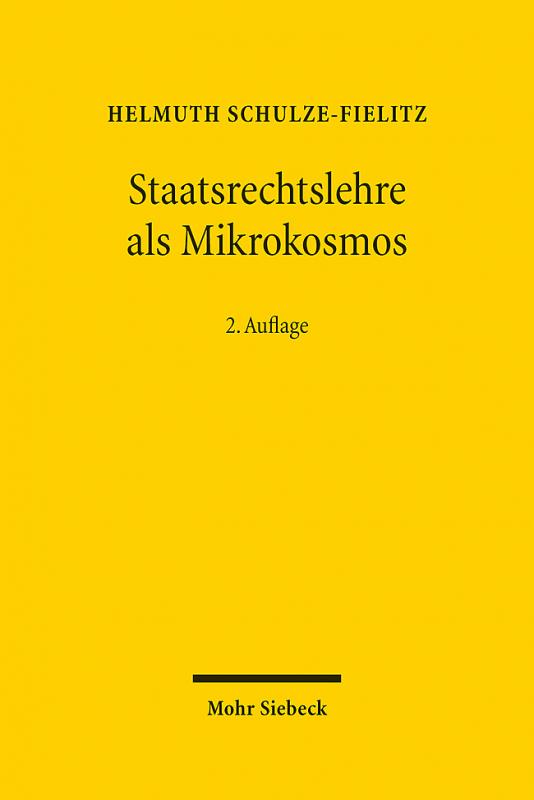 Cover-Bild Staatsrechtslehre als Mikrokosmos