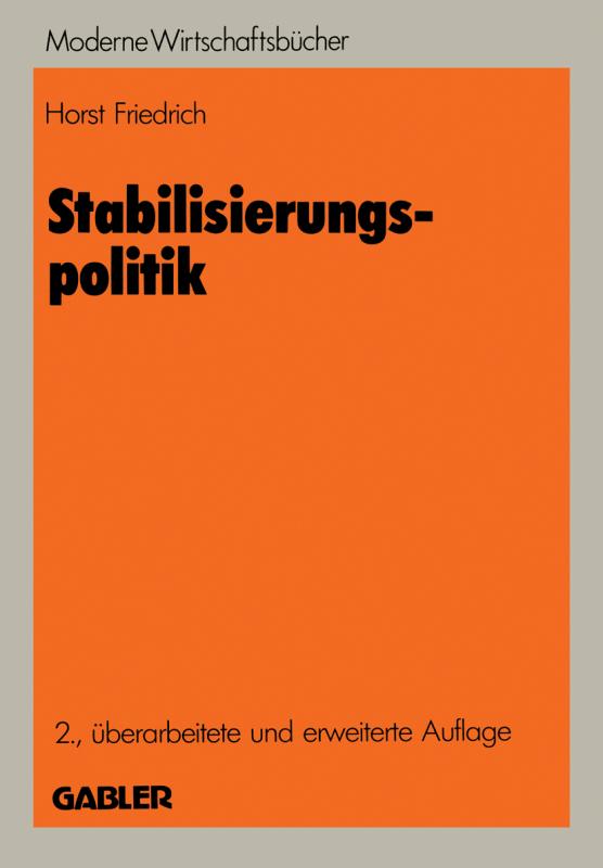 Cover-Bild Stabilisierungspolitik