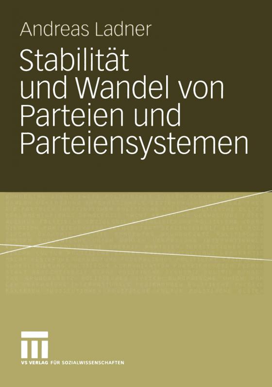 Cover-Bild Stabilität und Wandel von Parteien und Parteiensystemen