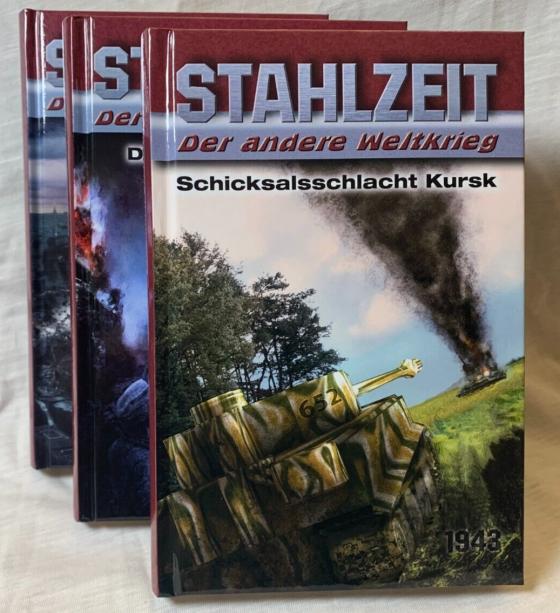 Cover-Bild STAHLZEIT Bände 1-3: Schicksalsschlacht Kursk – Die Ostfront brennt! – D-Day: Die Invasion