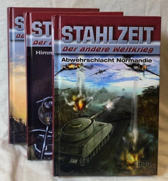 Cover-Bild STAHLZEIT Bände 4-6: Abwehrschlacht Normandie – Himmlers große Stunde – Raketenkrieg