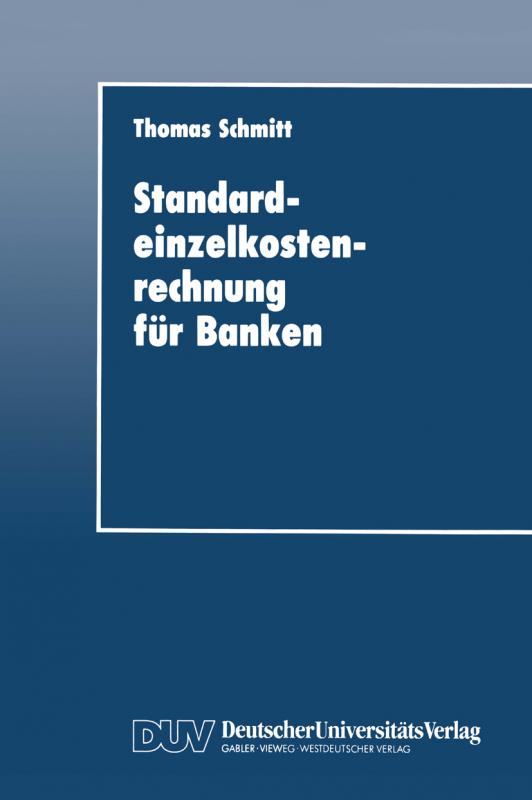 Cover-Bild Standardeinzelkostenrechnung für Banken