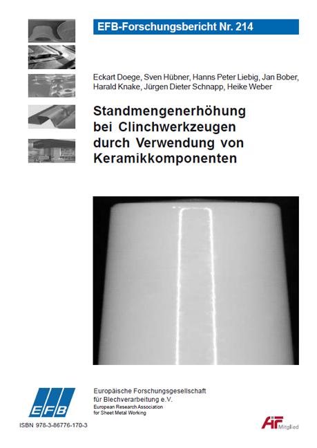 Cover-Bild Standmengenerhöhung bei Clinchwerkzeugen durch Verwendung von Keramikkomponenten