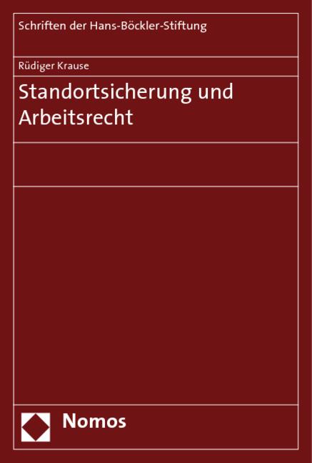 Cover-Bild Standortsicherung und Arbeitsrecht