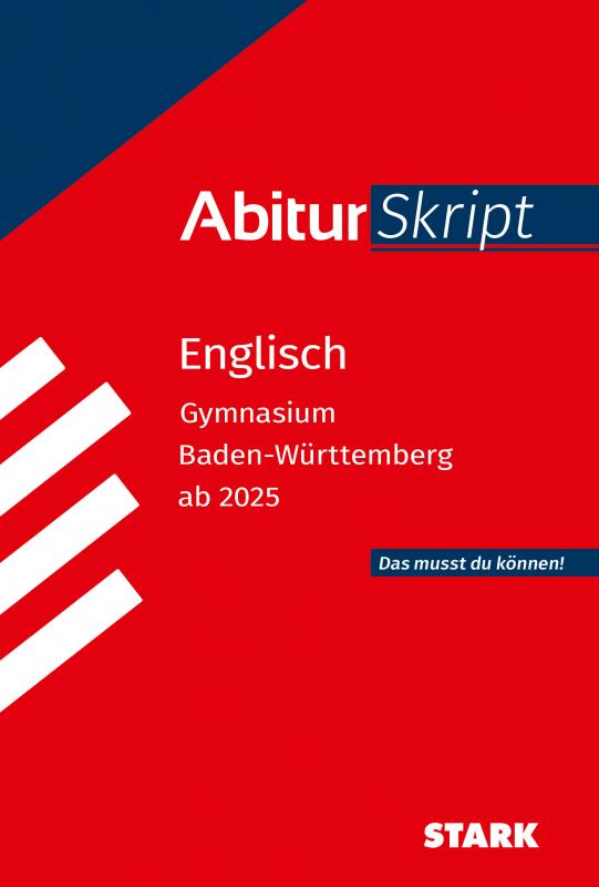 Cover-Bild STARK AbiturSkript - Englisch - BaWü ab 2025