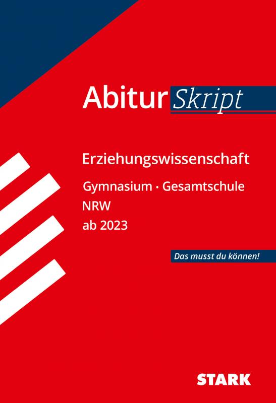 Cover-Bild STARK AbiturSkript - Erziehungswissenschaft - NRW ab 2023