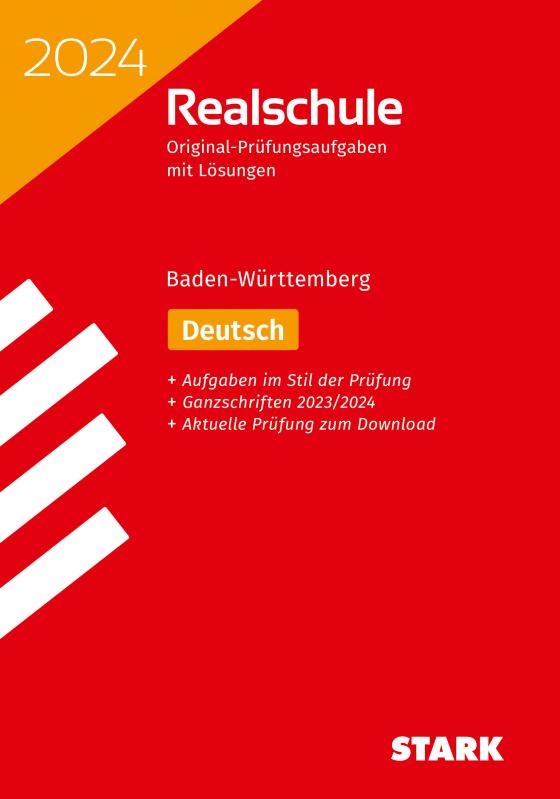 Cover-Bild STARK Original-Prüfungen Realschule 2024 - Deutsch - BaWü