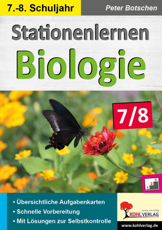 Cover-Bild Stationenlernen Biologie 7/8