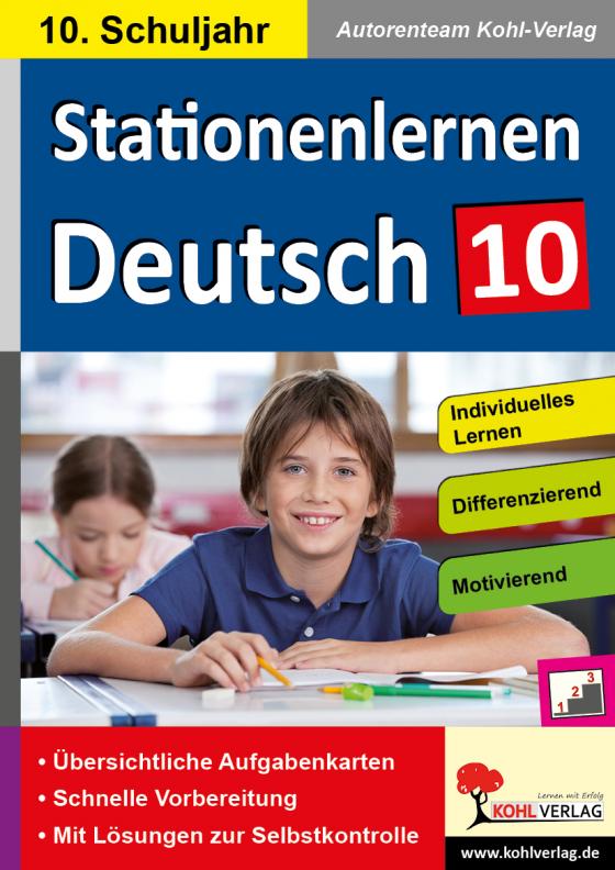 Cover-Bild Stationenlernen Deutsch / Klasse 10