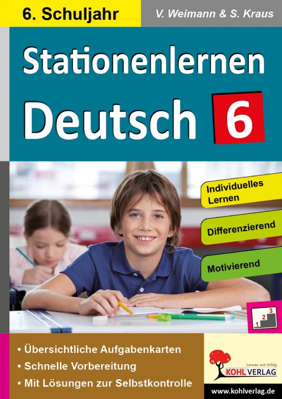 Cover-Bild Stationenlernen Deutsch / Klasse 6