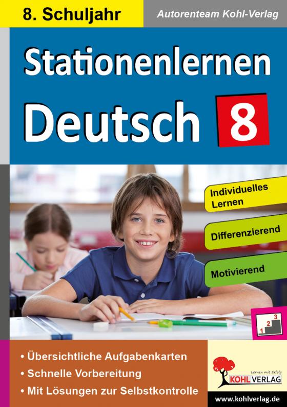 Cover-Bild Stationenlernen Deutsch / Klasse 8