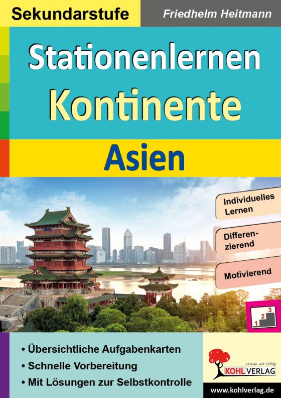 Cover-Bild Stationenlernen Kontinente / Asien
