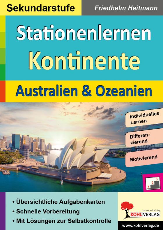 Cover-Bild Stationenlernen Kontinente / Australien und Ozeanien