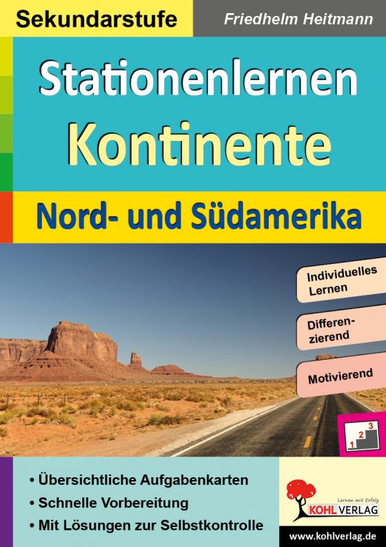 Cover-Bild Stationenlernen Kontinente / Nord- und Südamerika