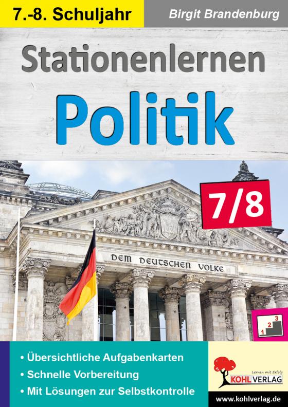 Cover-Bild Stationenlernen Politik / Klasse 7-8