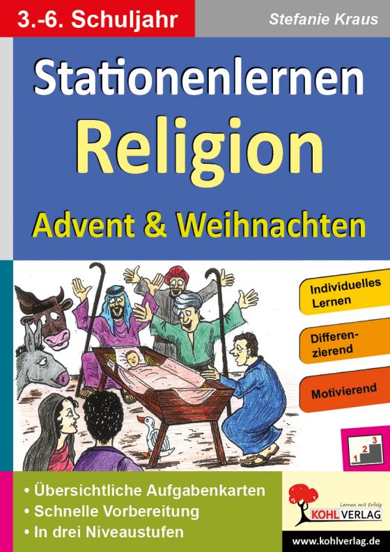 Cover-Bild Stationenlernen Religion / Klasse 3-6