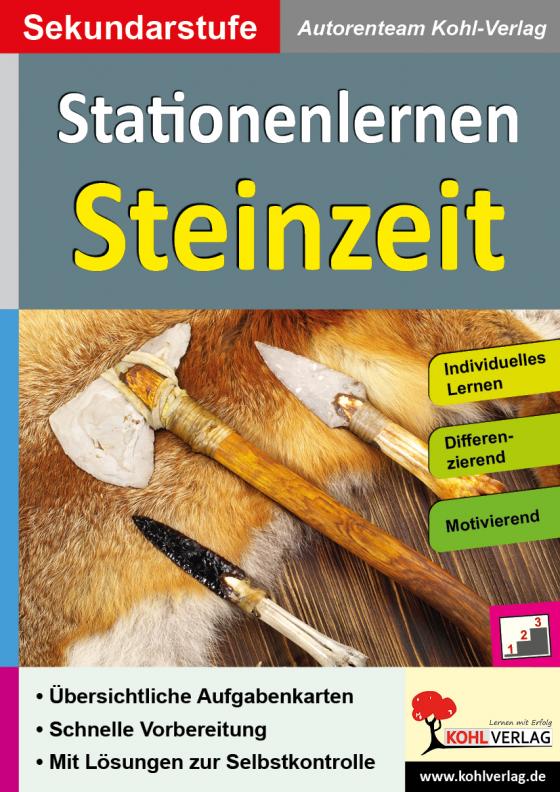 Cover-Bild Stationenlernen Steinzeit