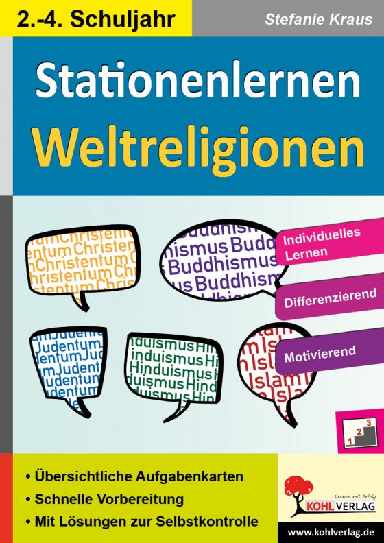 Cover-Bild Stationenlernen Weltreligionen / Klasse 2-4