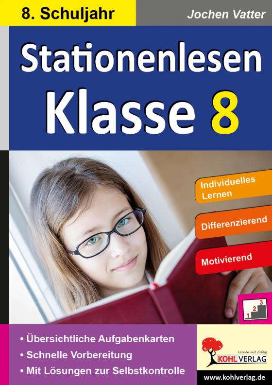 Cover-Bild Stationenlesen Klasse 8