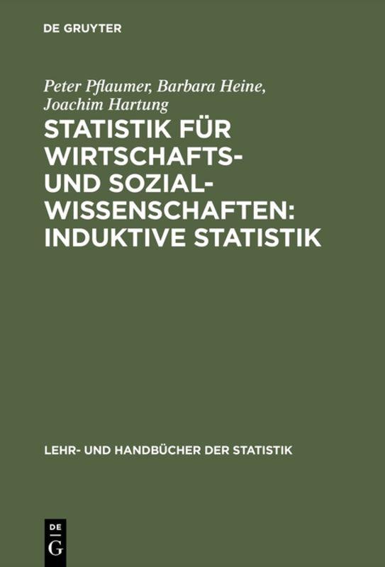 Cover-Bild Statistik für Wirtschafts- und Sozialwissenschaften: Induktive Statistik