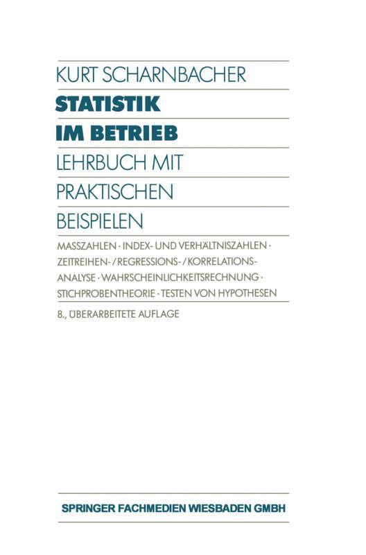 Cover-Bild Statistik im Betrieb