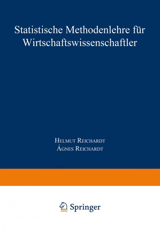 Cover-Bild Statistische Methodenlehre für Wirtschaftswissenschaftler