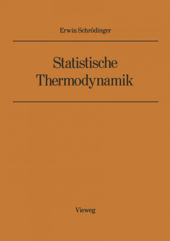 Cover-Bild Statistische Thermodynamik