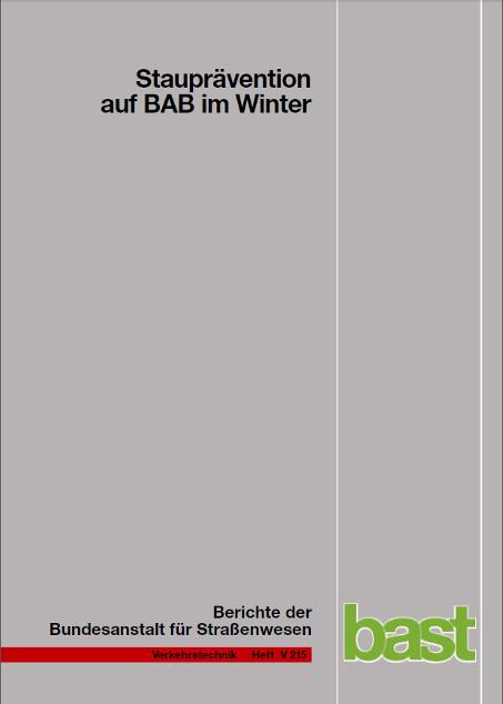 Cover-Bild Stauprävention auf BAB im Winter