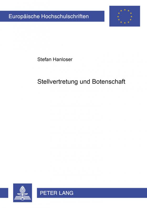 Cover-Bild Stellvertretung und Botenschaft