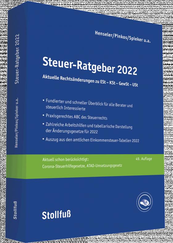 Cover-Bild Steuer-Ratgeber - online