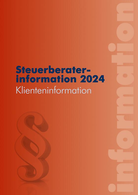 Cover-Bild Steuerberaterinformation 2024