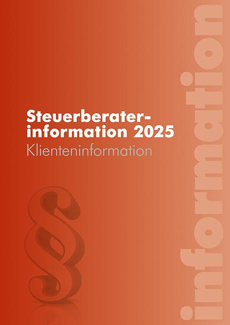 Cover-Bild Steuerberaterinformation 2025