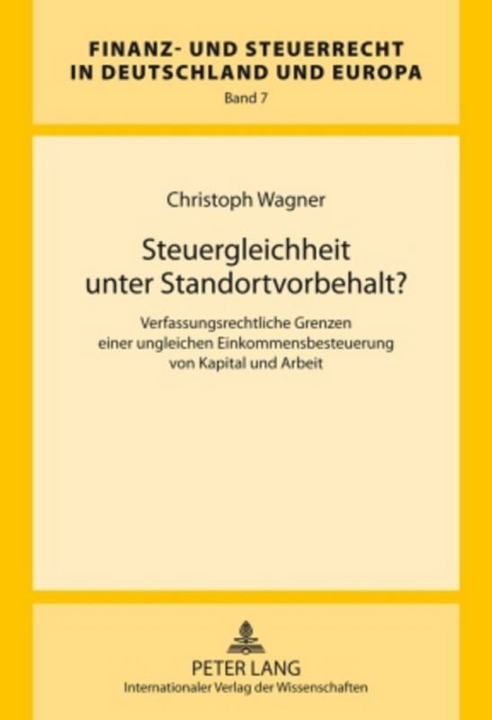 Cover-Bild Steuergleichheit unter Standortvorbehalt?