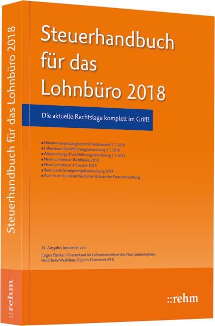 Cover-Bild Steuerhandbuch für das Lohnbüro 2018