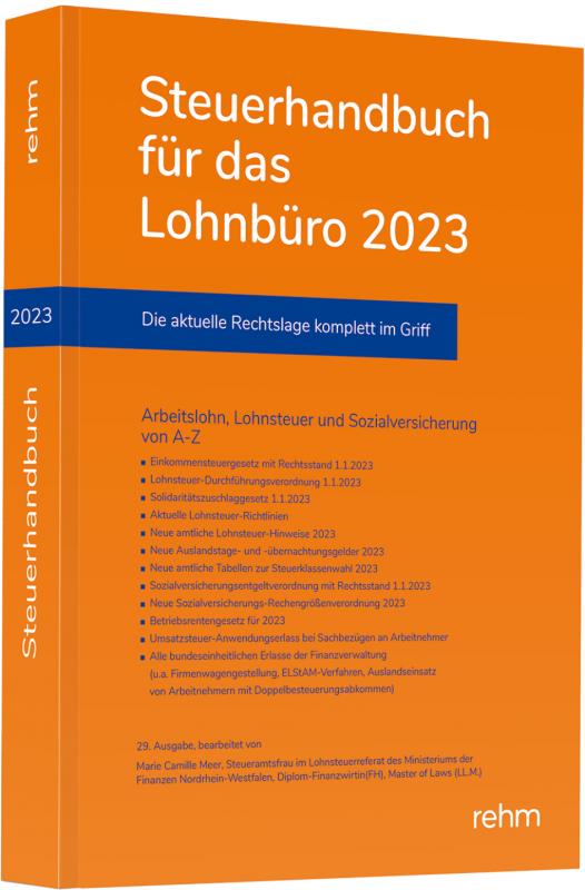 Steuerhandbuch Für Das Lohnbüro 2023 | Lesejury