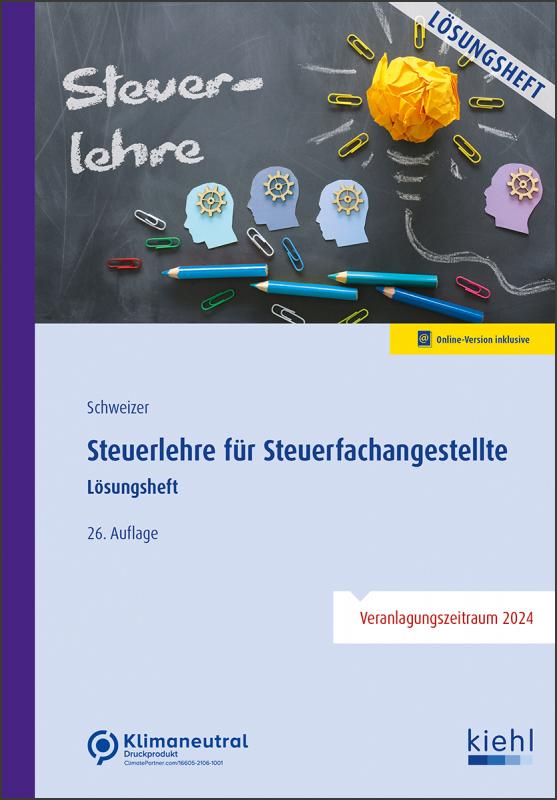 Cover-Bild Steuerlehre für Steuerfachangestellte - Lösungsheft