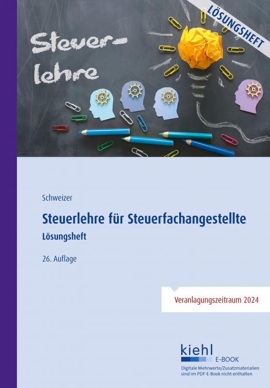 Cover-Bild Steuerlehre für Steuerfachangestellte - Lösungsheft