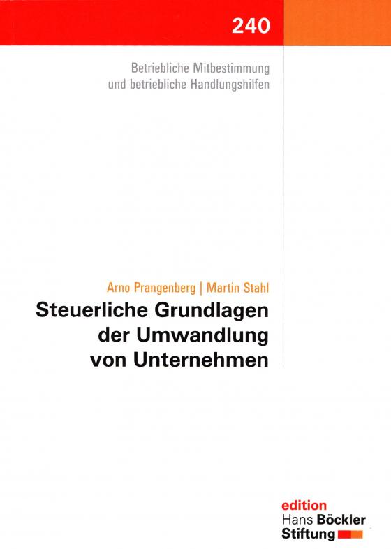 Cover-Bild Steuerliche Grundlagen der Umwandlung von Unternehmen