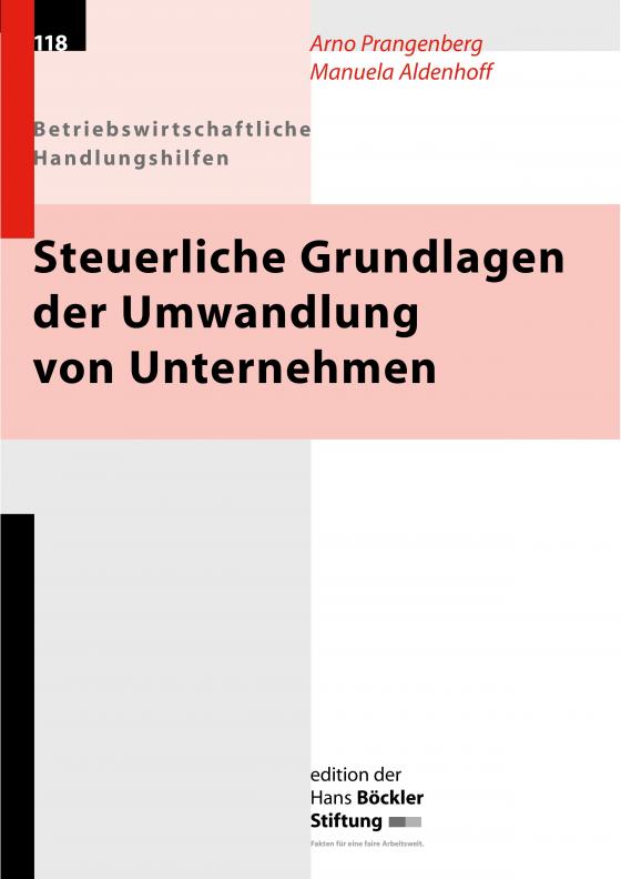 Cover-Bild Steuerliche Grundlagen der Umwandlung von Unternehmen