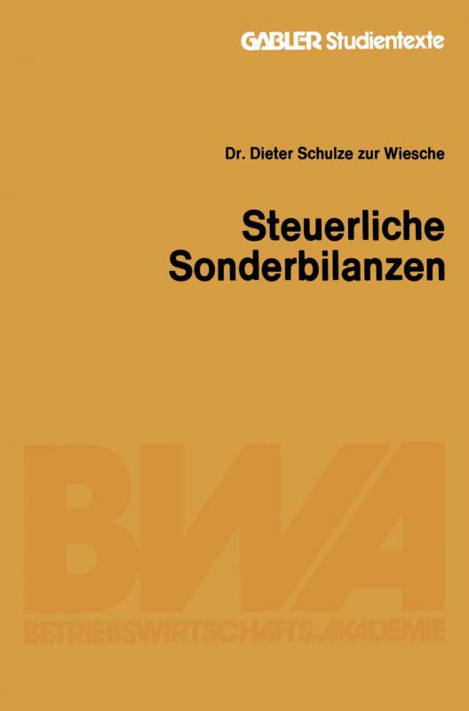 Cover-Bild Steuerliche Sonderbilanzen