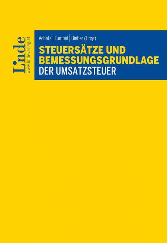 Cover-Bild Steuersätze und Bemessungsgrundlage der Umsatzsteuer