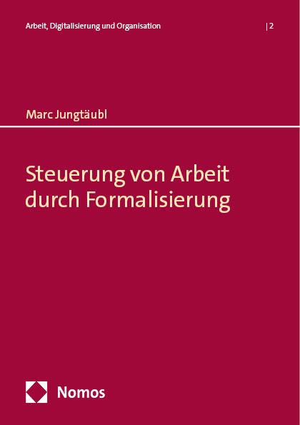 Cover-Bild Steuerung von Arbeit durch Formalisierung