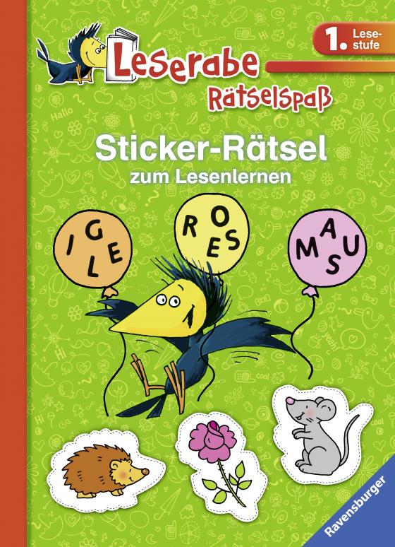 Cover-Bild Sticker-Rätsel zum Lesenlernen (1. Lesestufe), grün