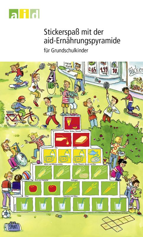 Cover-Bild Stickerspaß mit der aid-Ernährungspyramide für Grundschulkinder