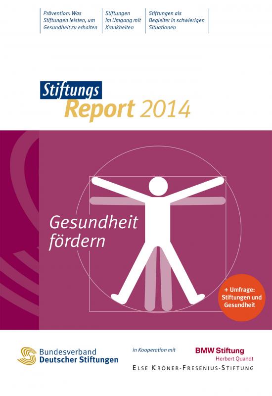 Cover-Bild StiftungsReport 2014 Gesundheit fördern