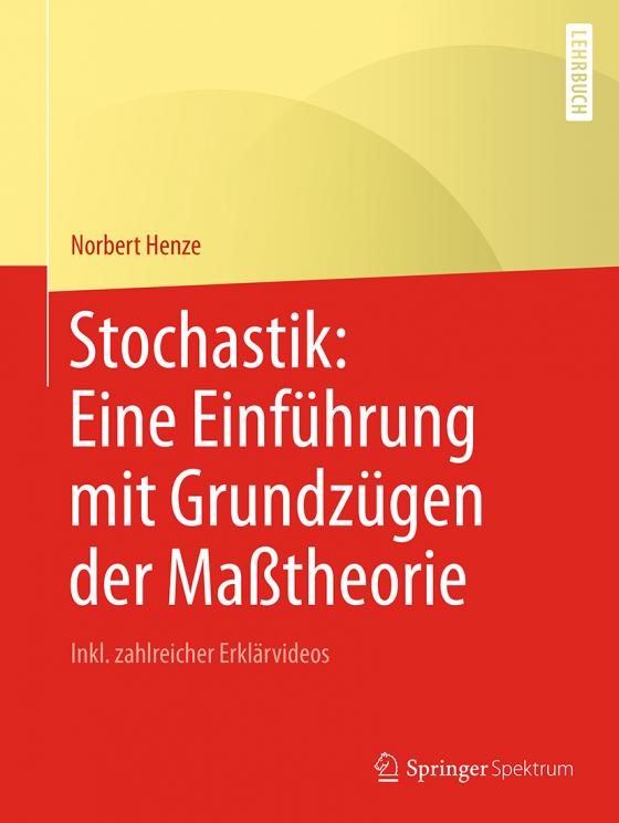 Cover-Bild Stochastik: Eine Einführung mit Grundzügen der Maßtheorie